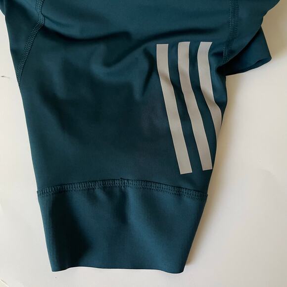 Adidas Parlay Padded Cycling Bib Shorts Womens Medium Green HM3159 MSRP $200 NWT - Picture 5 of 12